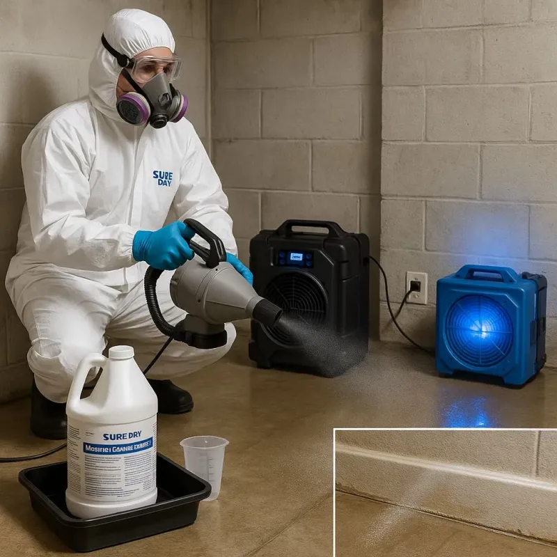 Sanitization and Odor Removal process in Tullahoma, TN