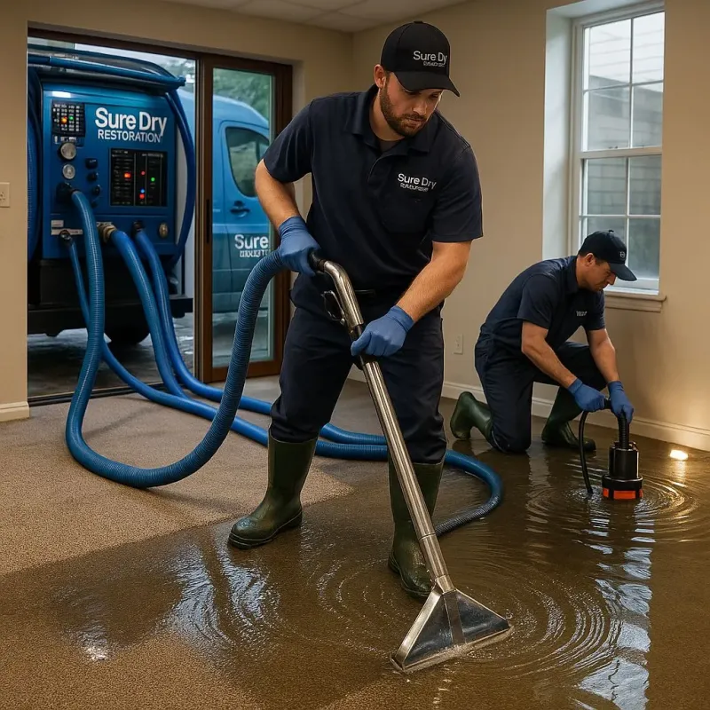 Water Extraction and Removal process in Tullahoma, TN